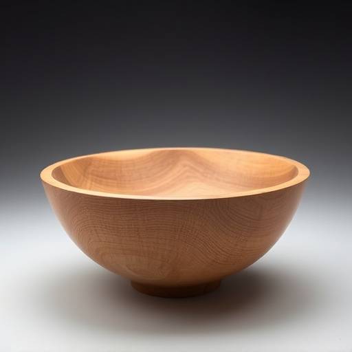 Hand-turned wooden bowl made from reclaimed cypress wood