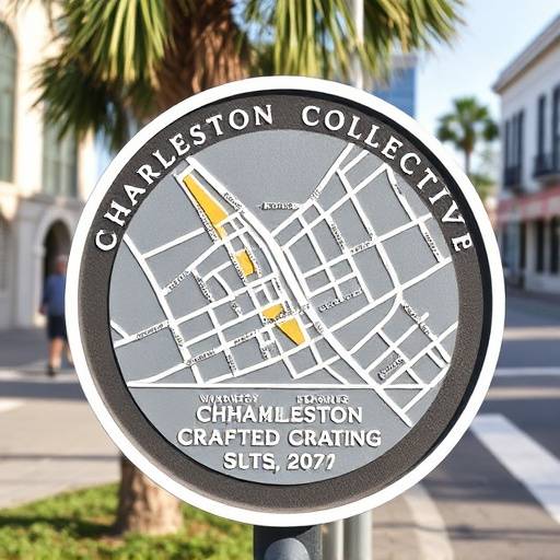 Map marker indicating the location of Charleston Crafted Collective on Meeting Street