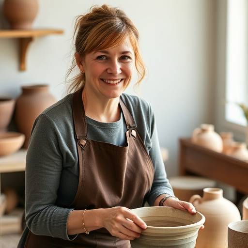 Profile picture of Eliza Beaumont, a pottery artisan